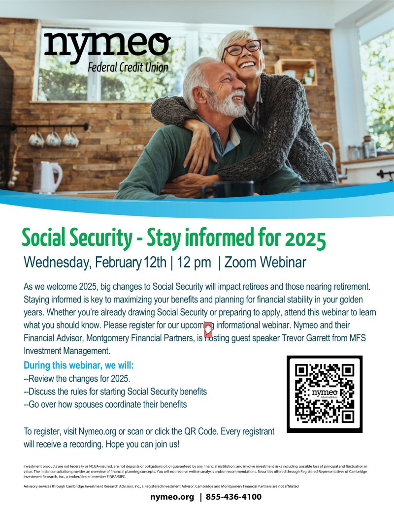 Nymeo- Social Security-Stay informed for 2025- Webinar