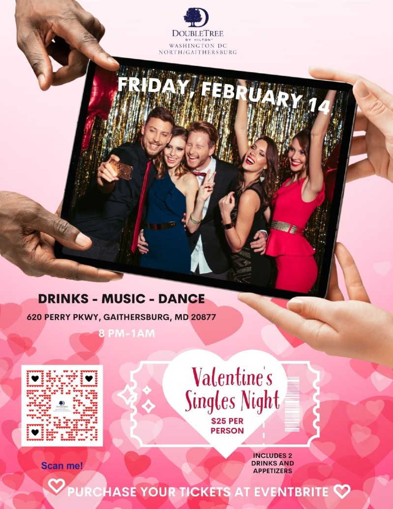 DoubleTree by Hilton DC North/Gaithersburg Vday Singles Even