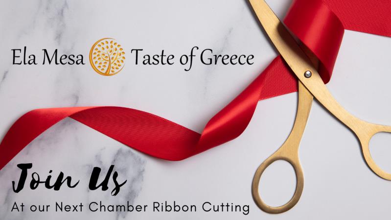Ribbon Cutting: Ela Mesa Taste of Greece