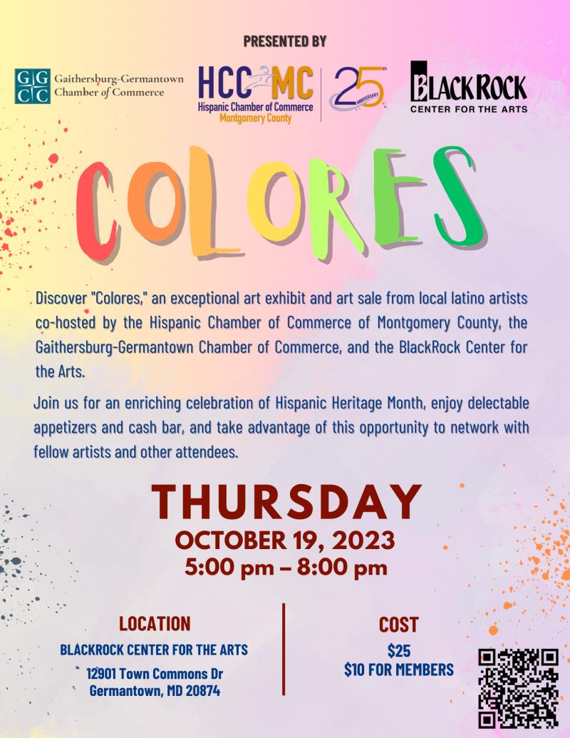 Colores: art exhibit & networking event with HCCMC